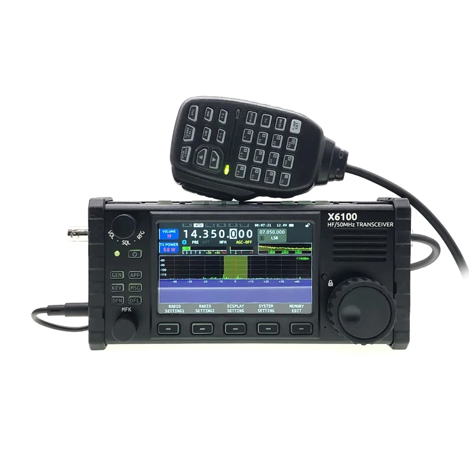 Ricetrasmettitore SDR Xiegu X6100 HF + 50 MHz – Con Sintonizzatore D’Antenna Integrato