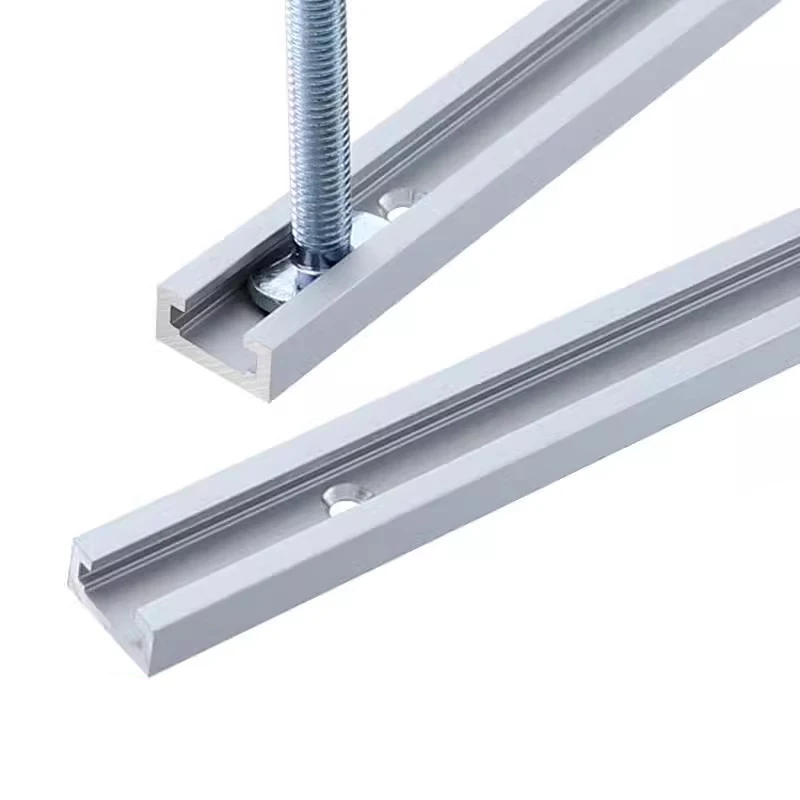 T Track Woodworking T-slot Slide Track Aluminium Miter T-Track,T-slot Miter Jig T Screw Fixture Slot Saw/Router Table Tool