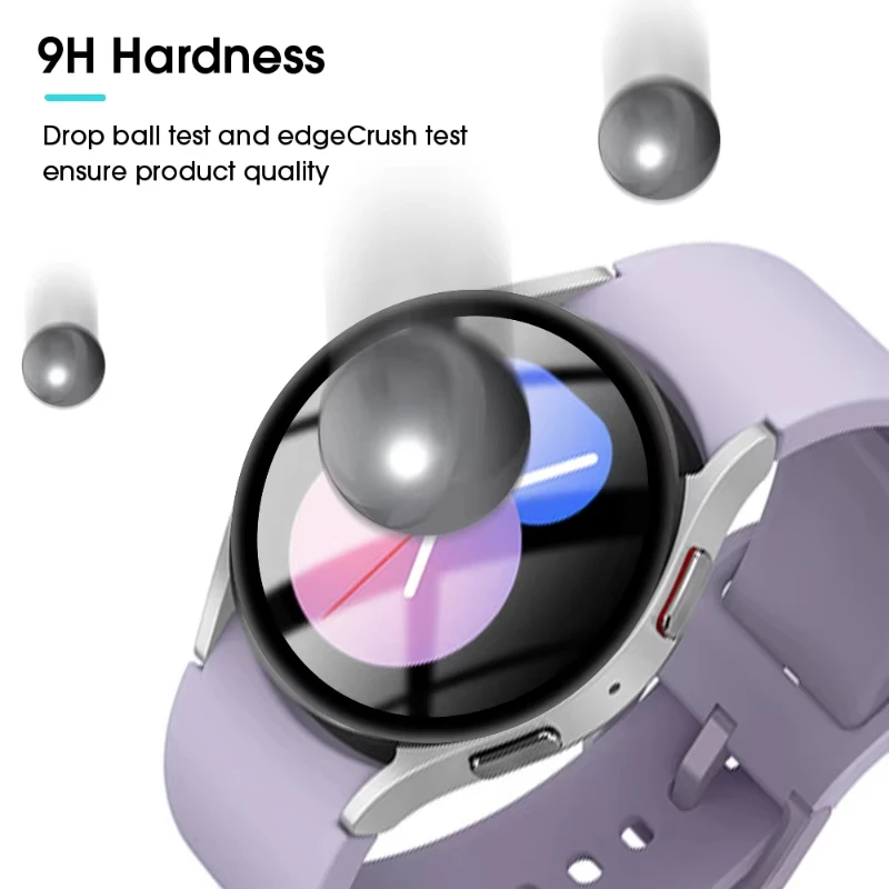 삼성 갤럭시 워치 보호 필름, 갤럭시 5 4 커버, 커브드 소프트 엣지 필름, 40mm, 44mm 스크린 보호대 액세서리