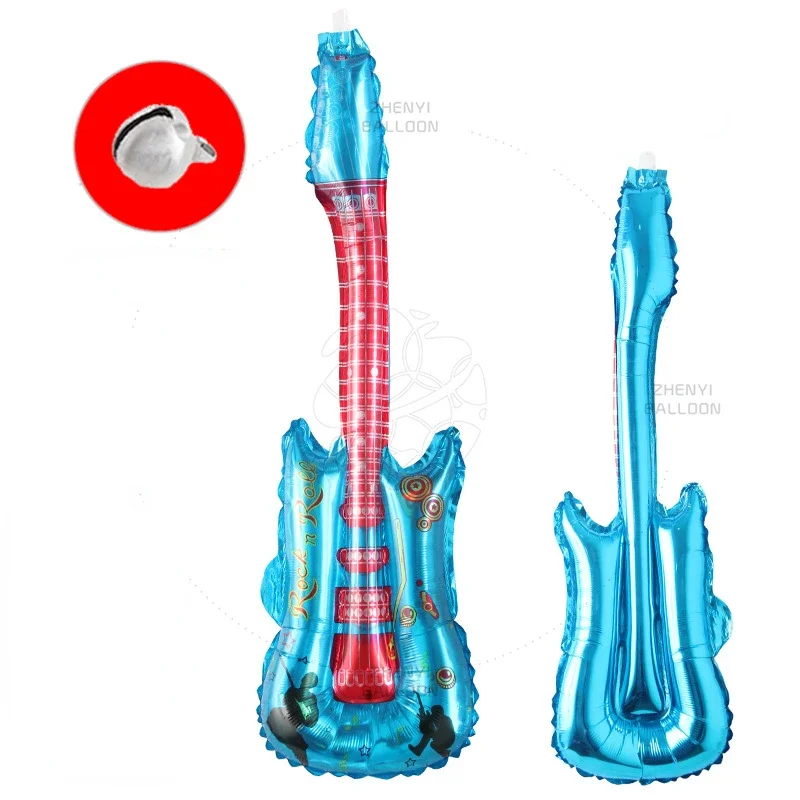 Cartoon Guitar Balloons Inflatable Party Supplies