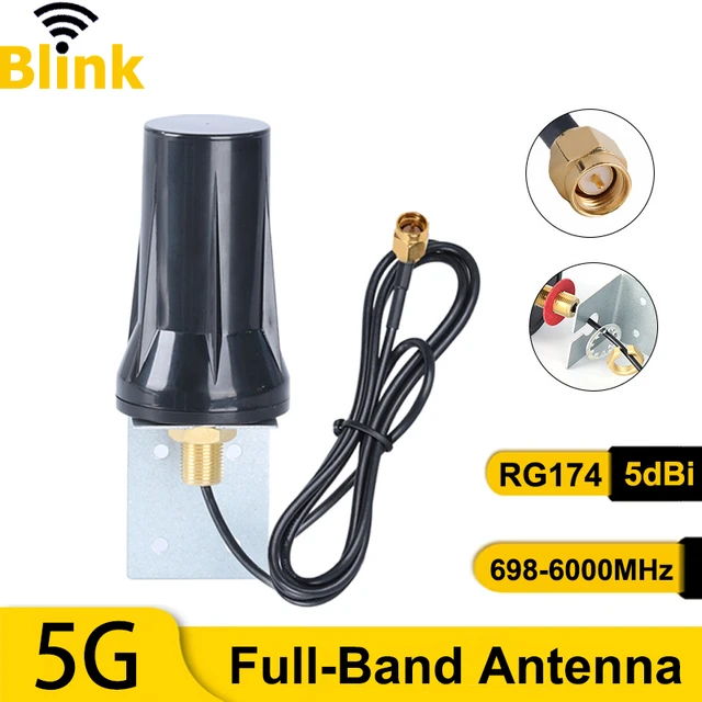 Antena externa para exteriores, enrutador de largo alcance, potenciador de  cobertura de señal WiFi, 4G, 3G, 2G, 42dbi - AliExpress