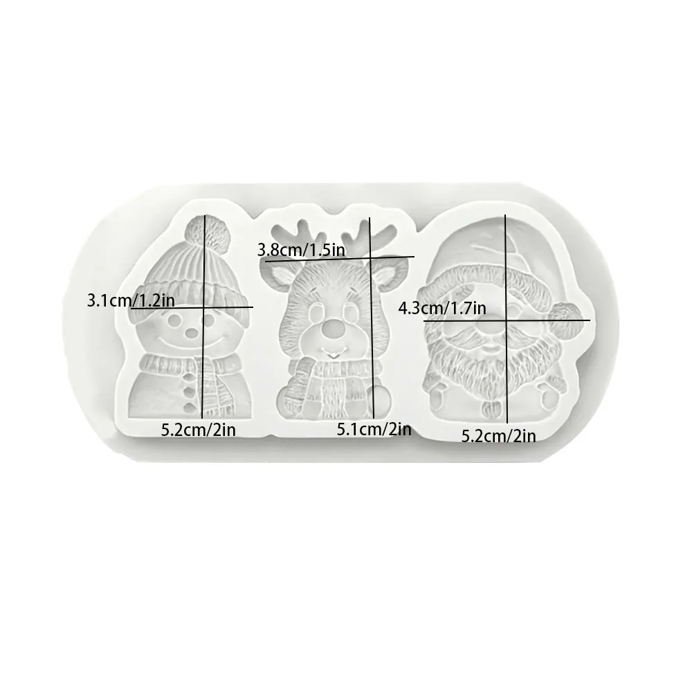 Christmas Silicone Mould resin mold silicone cake mould