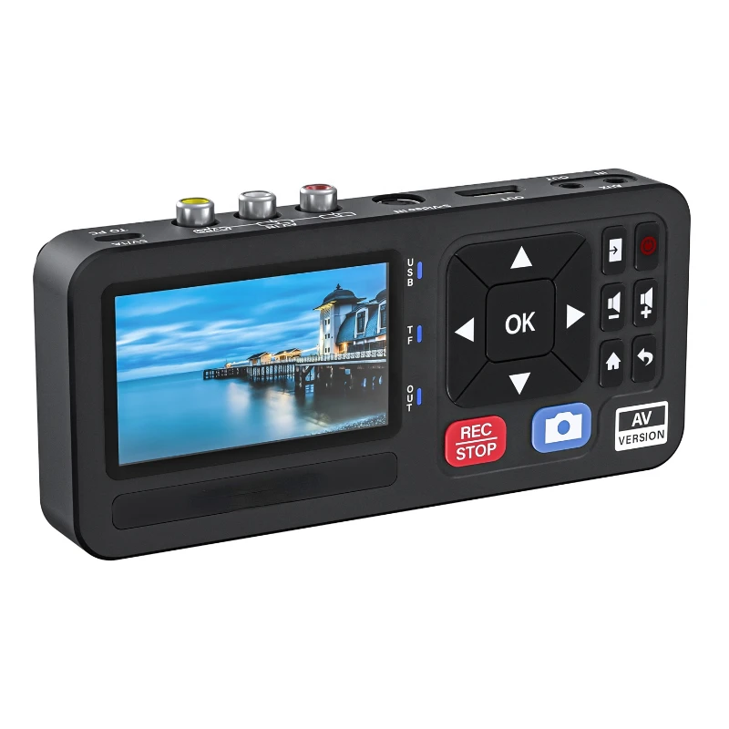 Ur230A Mini Size Endoscopio Autonomo Videoregistratore Commutabile S-Video Rca Camera Capture Box Registratore Vhs