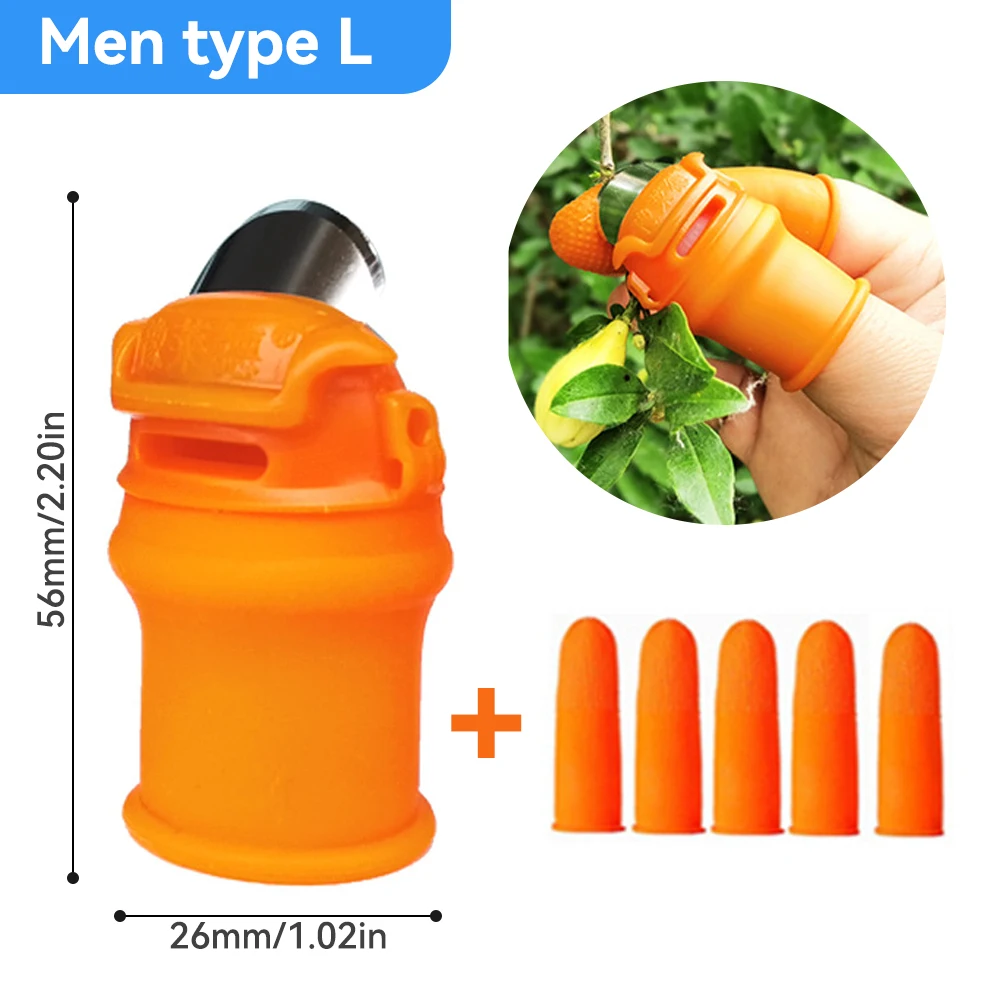 Garden Tool Finger Multi-function Kitchen Cutter Vegetables Separator Thumb Cutter Pruning Shears Picking Plant