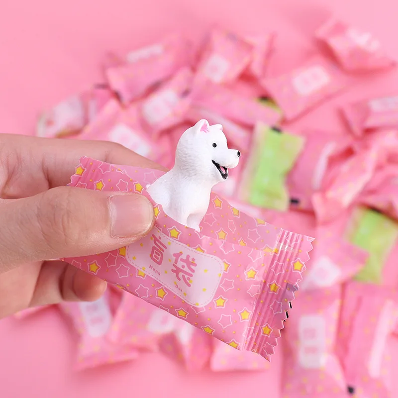 

Cute Mini Simulation Animal Blind Box Toys Fake Candy Guess Blind Bag For Kids Gifts Action Surprise Tide Play Figures