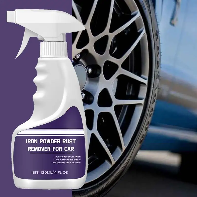 120ml Car Rust Remover Car paint decontamination Agent polishing polishing spray for Automobile renovation and maintenance