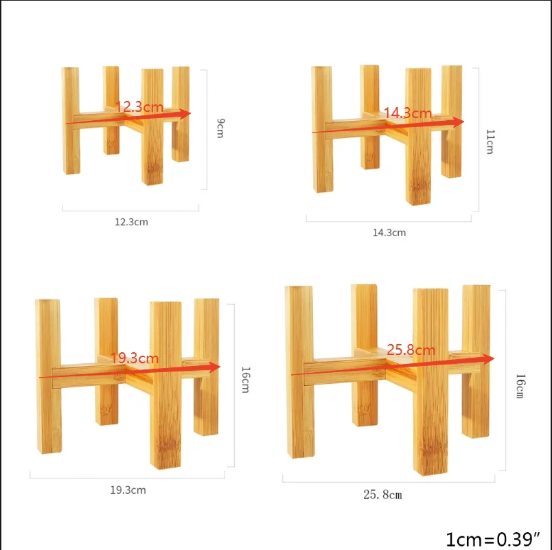 Wooden Plant Stand Flower Pot Holder