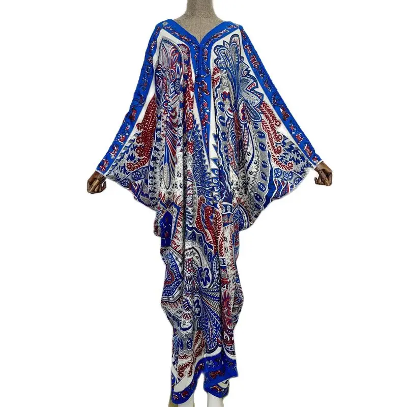 beach Party Elegant Dress Muslim Abaya kaftan caftan Bazin Robe Gown Sexy Lady Party maxi fashion beach