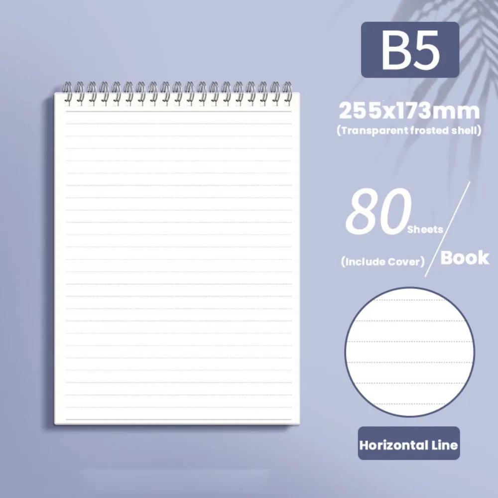 Premium Spiral-Bound Notebook with Versatile Page Options and Flip-Over Design