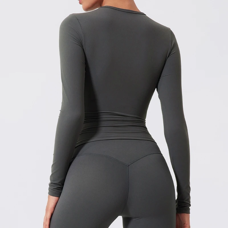 Hearuisavy Long Sleeve Yoga Clothes Women Casual T-shirt High Stretch Gym Top Women Quick-Dry Sportswear Fitness Shirts Female sports t shirt,yoga top,yoga shirt,sports shirt
