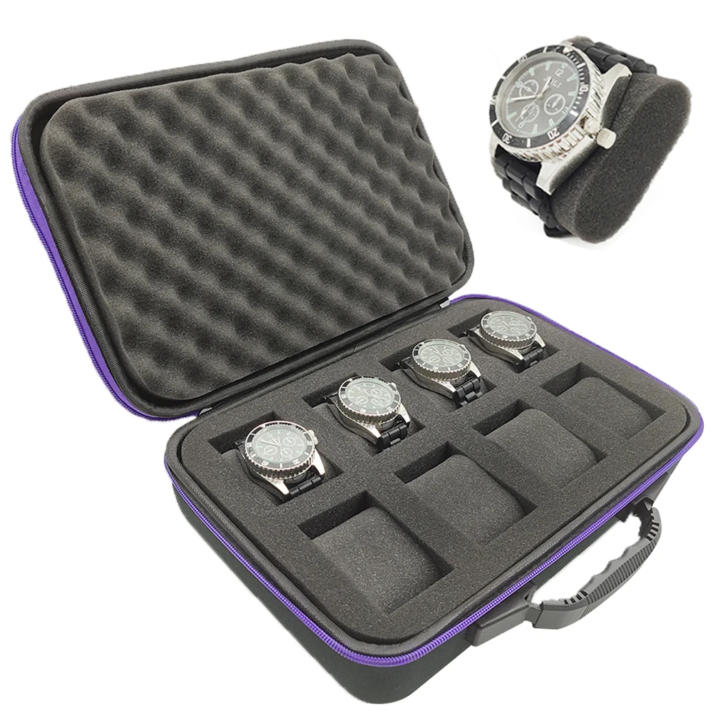 Colorful Shockproof EVA Watch Storage Case - Portable Protective Organizer Bag