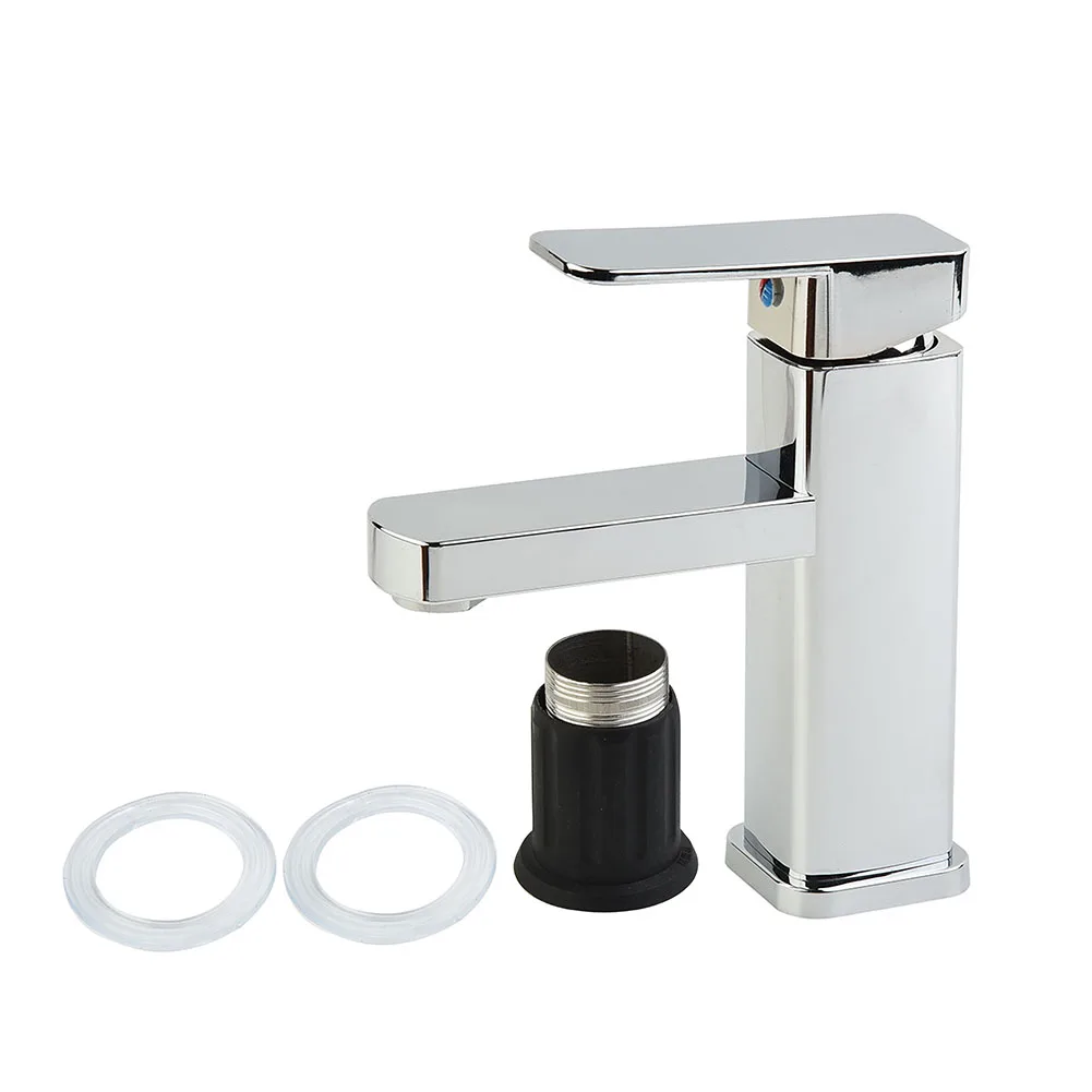 Faucet Mono Basin Tap Rubber Sealing Rings Single Handle Control Solid Construction Bathroom Bath Ceramic Valve Core 5