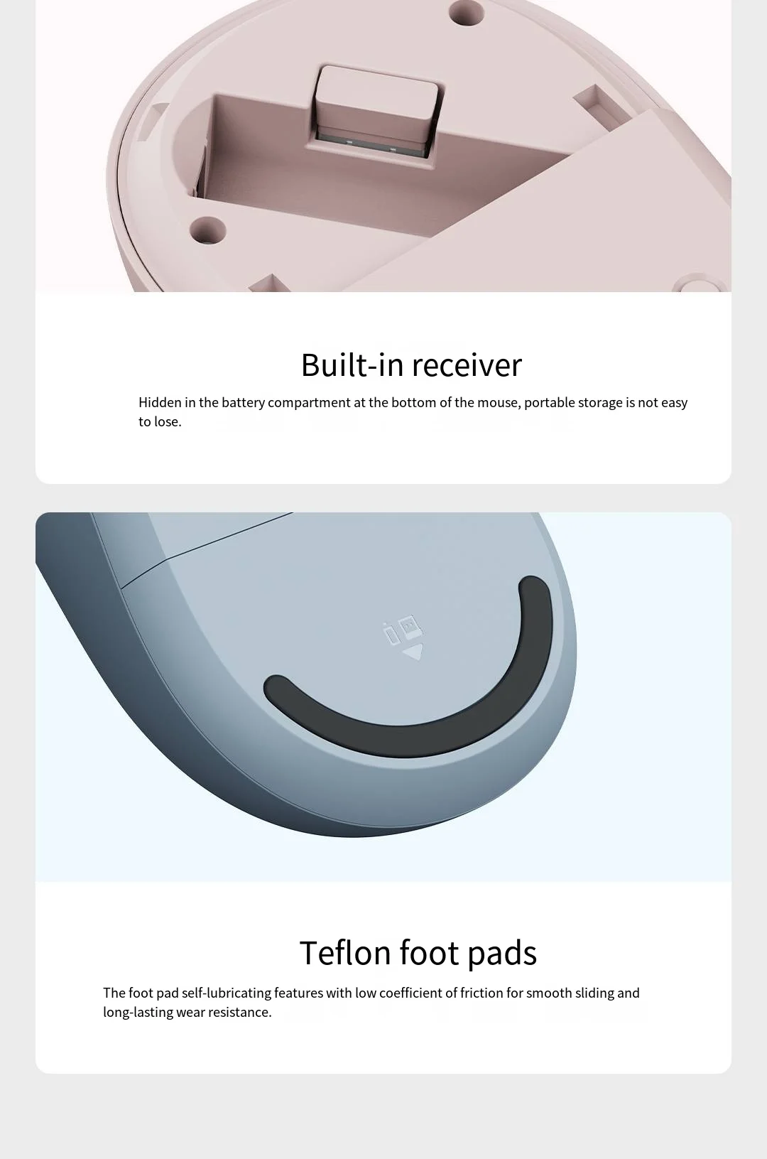 Xiaomi Wireless Mouse 3 Dual Mode 1200DPI description image 9