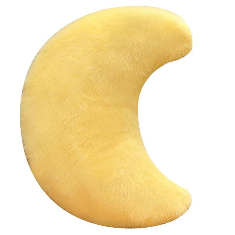 Moon Star Heart Sky Pillow Plush Purple Pink Yellow Fluffy Cushion Decor Sofa Chair Back Support Party Prop Ladies Gift 6
