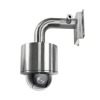 Telecamera IP PTZ Speed Dome andeflagrante da 4 MP compatibile con Hikvision 304 Acciaio inossidabile 316 Zoom ottico 25x Hik-Connect
