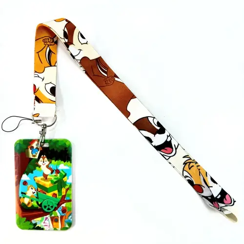 Disney's Credential Holder Mickey Mouse Lanyard Bear Phone Rope ID Card Badge Holder Princess Neck Strap Cartoon Keychain Gift - Image 18