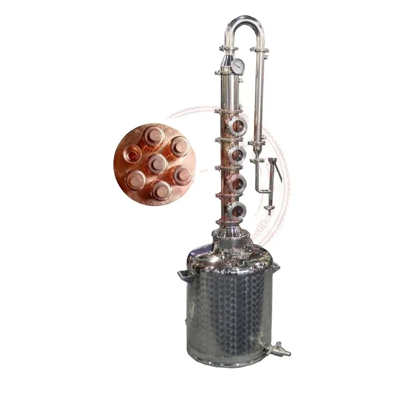 Copper Destilador Alcohol Distiller Whisky Still Distillation Distillery Equipment Vodka Making Machine for Sale