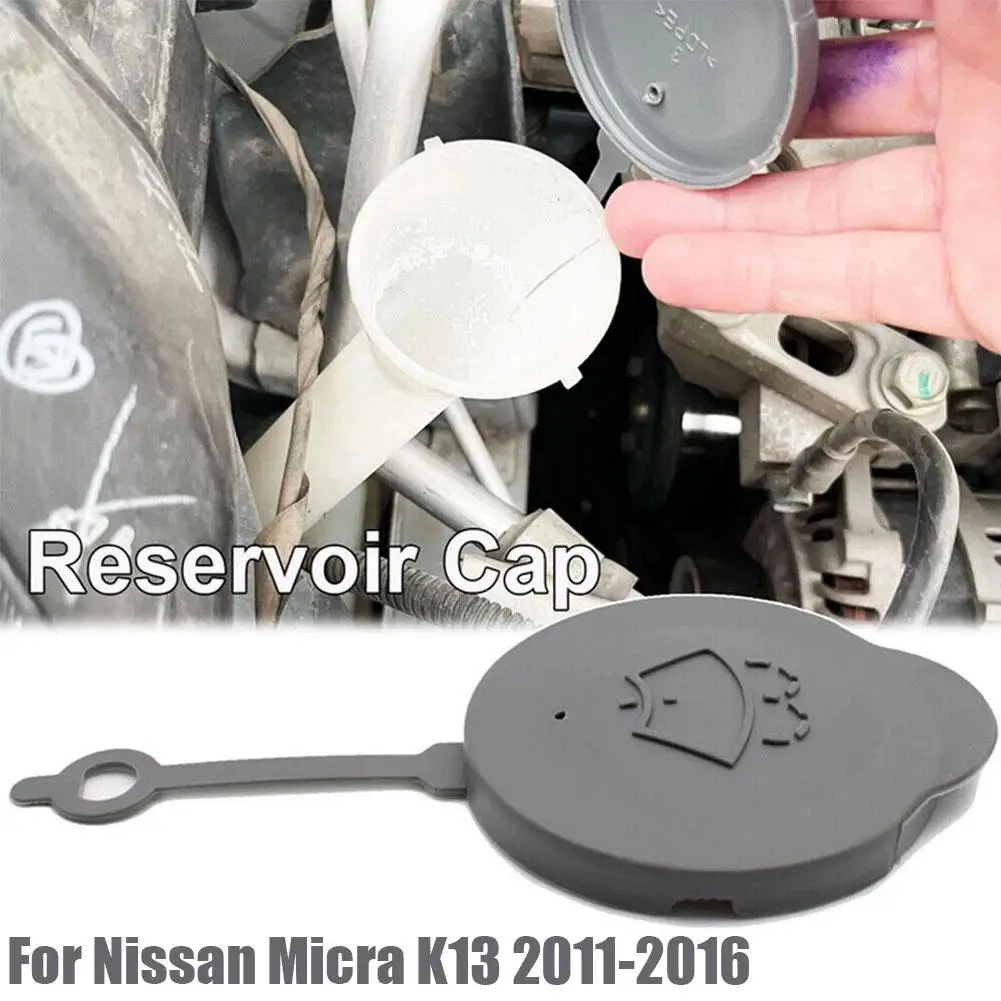 

Car Styling Windshield Wiper Washer Fluid Reservoir Cover Water Tank Bottle Lid Cap 28913-1HA3A For Nissan Micra K13 2011-2 H0I8