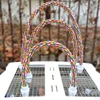 Bird Bite Toy Multi-color Parrot Standing Woven Rope Toy  Bird Chew Toy Bendable Pet Parrot Standing Perches  For Parakeet 3