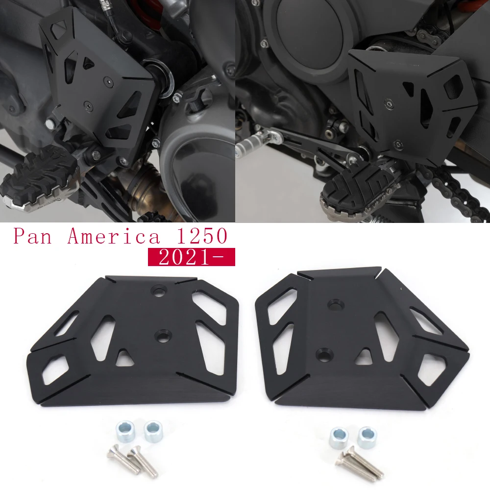 

Новинка для Pan America PA 1250 2021 2022 мотоциклетная Лампа защитная алюминиевая крышка и левая защита пятки
