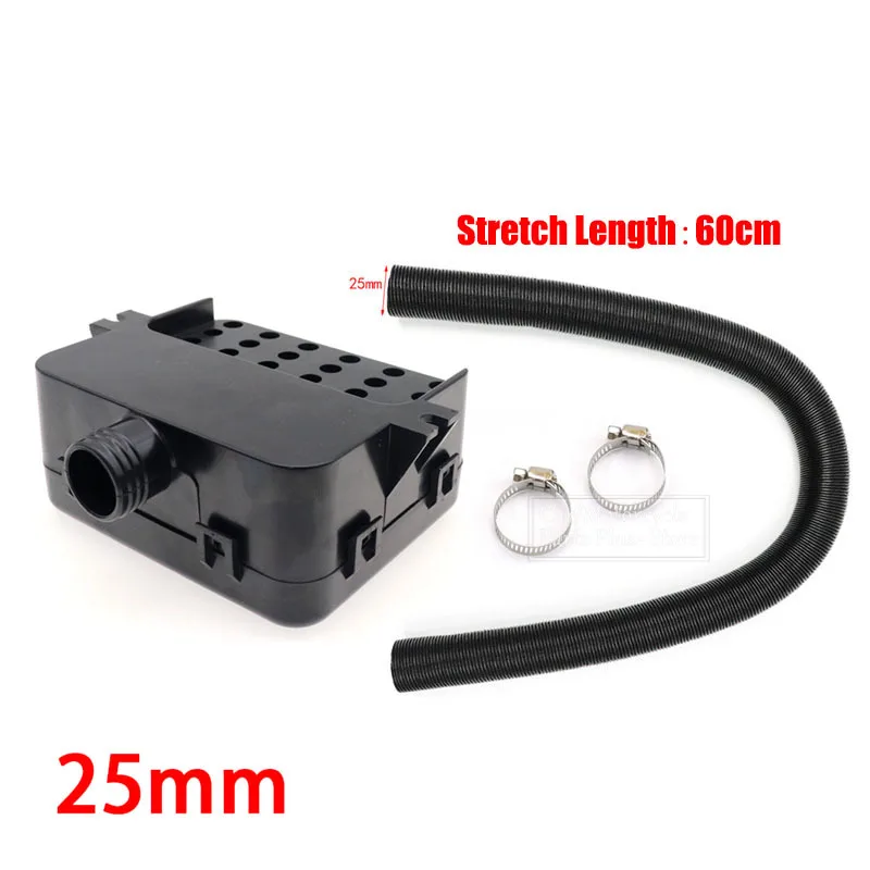25mm Air Diesel Parking Heater Intake Filter Silencer Intake Pipe 5 Type Fit For Webasto Eberspacher Black/Blue/Yellow