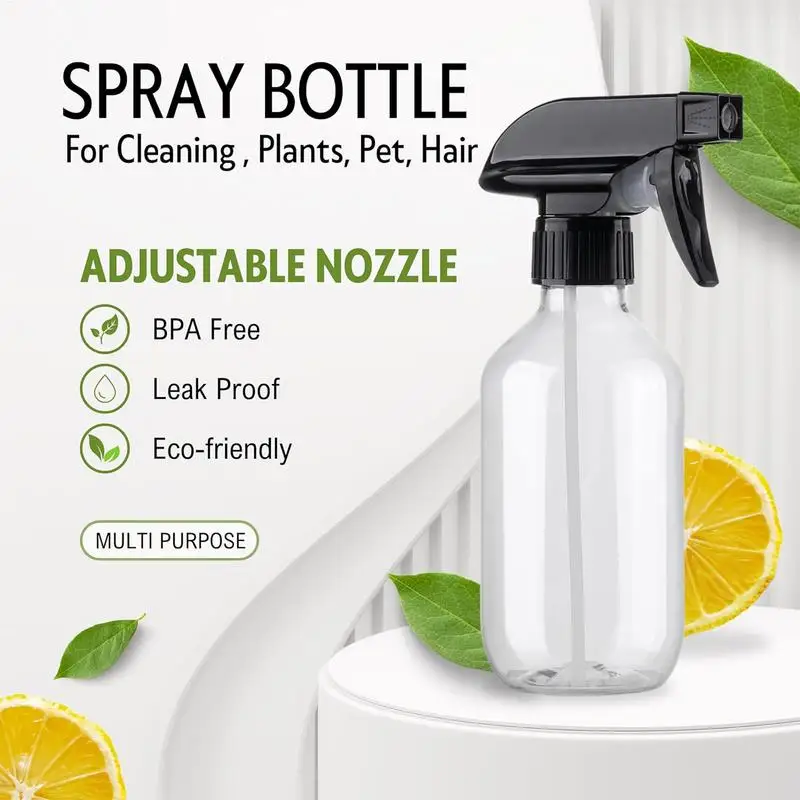 Transparent Multipurpose Gardening Supplies 2PCS 300ML Empty Container Portable Spray Bottle Refillable Atomizer