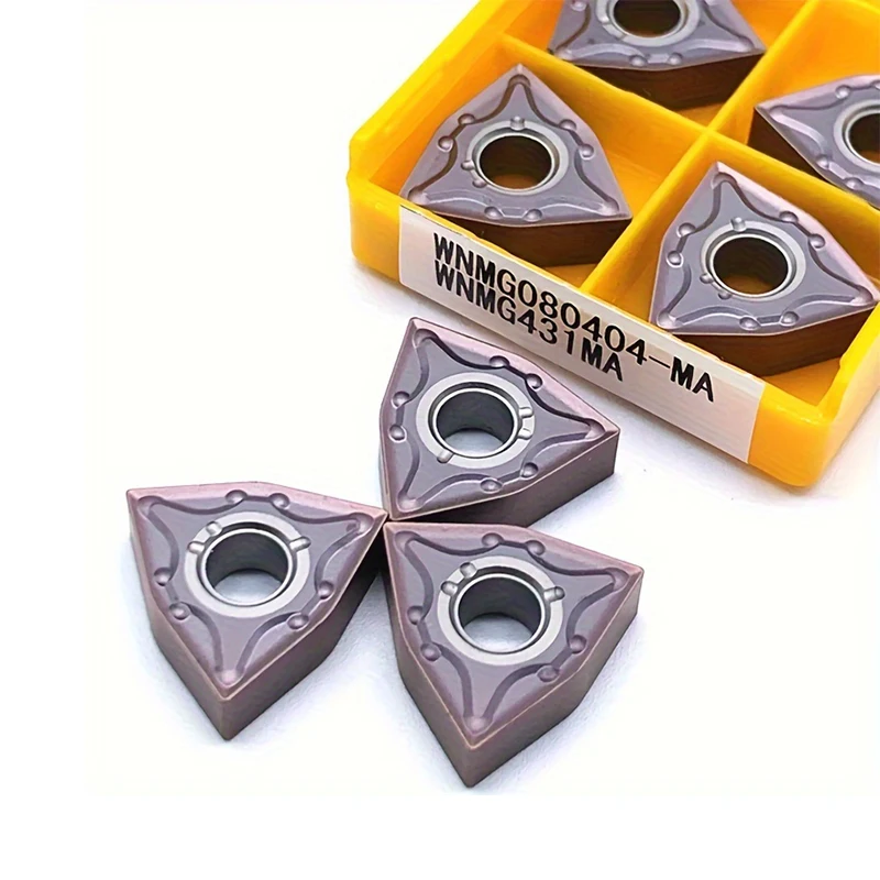 WNMG080404-MA WNMG080408-MA 카바이드 인서트 외부 터닝 공구 강철 가공 고품질 선반 CNC 터닝 인서트