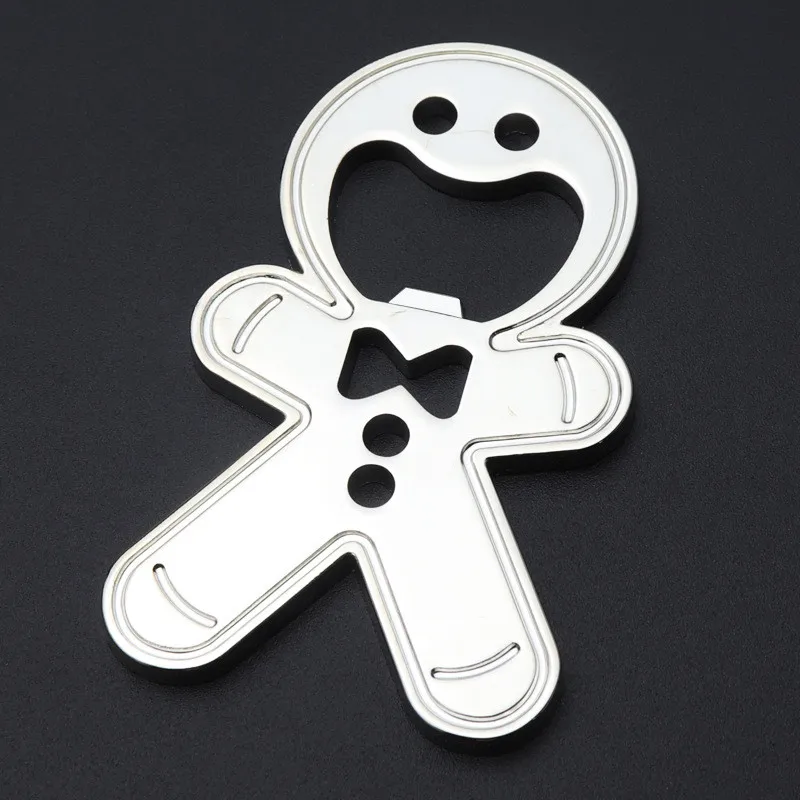 New Creative Cartoon Cute Doll Bottle Opener Keychain Key Ring Beer Bottle Opener Wedding Gift Christmas Gift