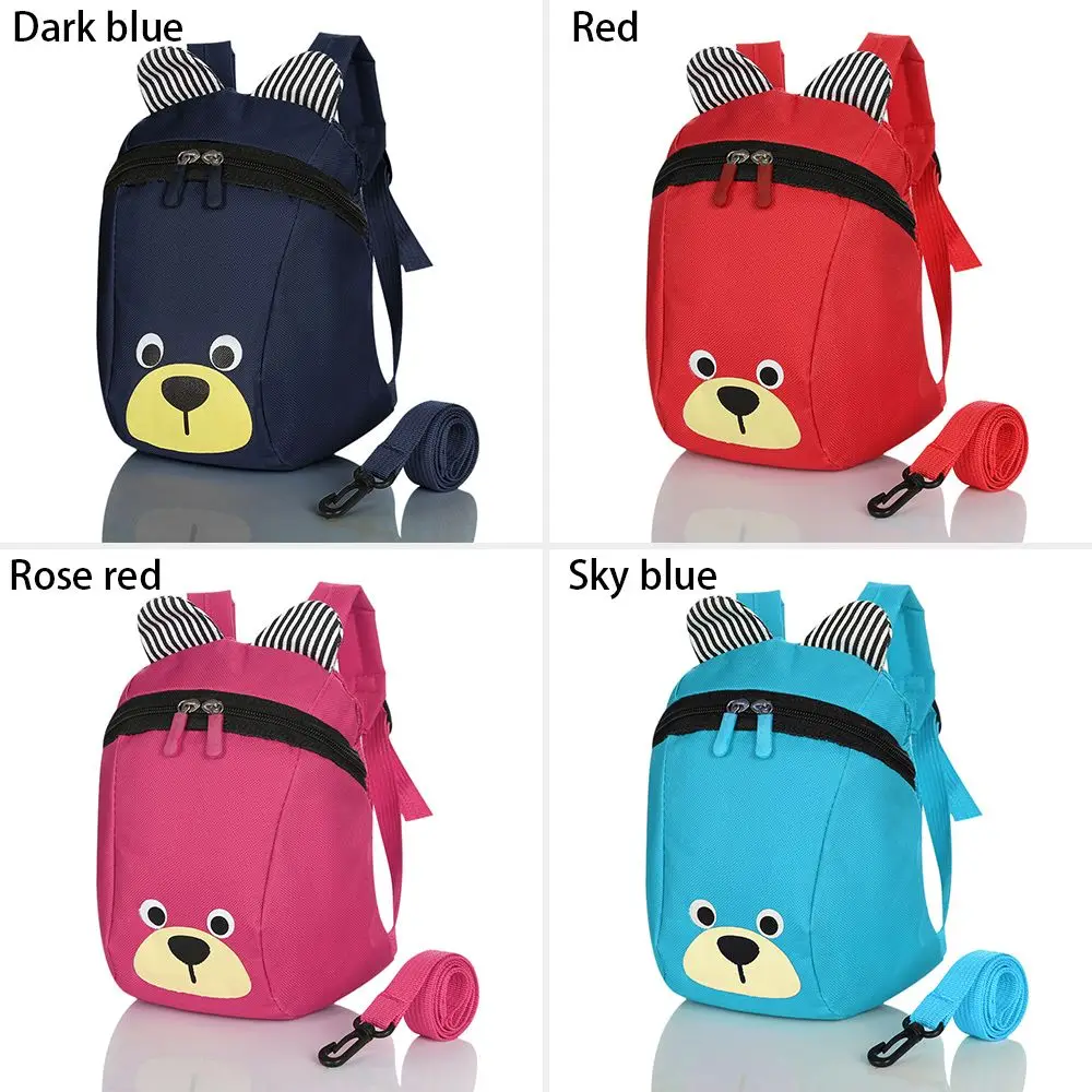 Kids Children Anti-lost Safety Harness Reins Toddler School Backpack Nursery Shoulder Bags Cartoon Bags Preschool Rucksack - 6