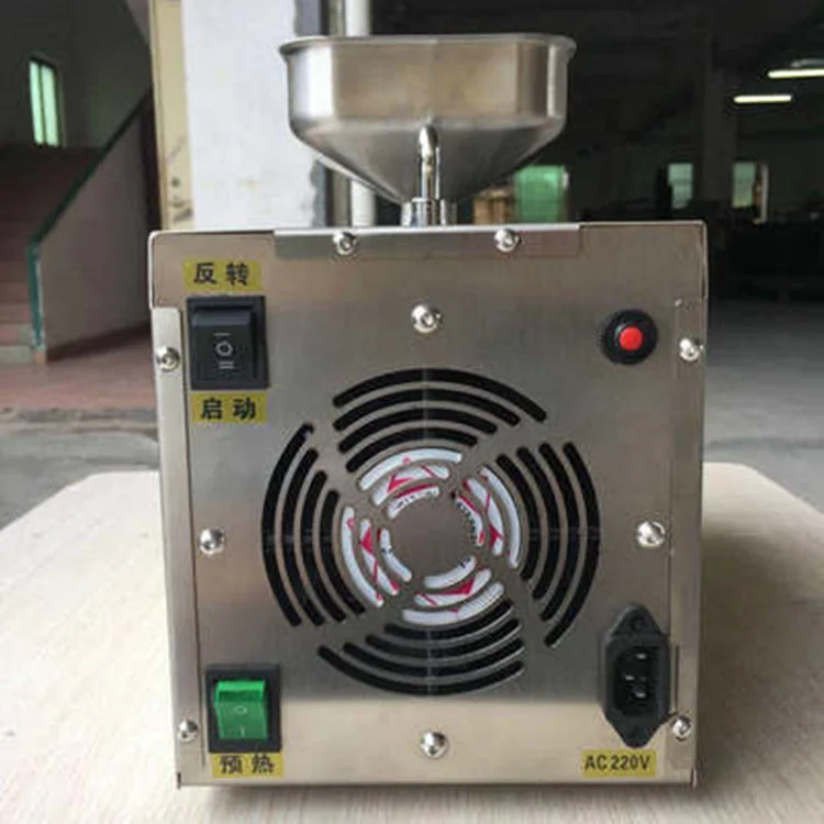 Full automatic small oil press rapeseed peanut oil press stainless steel 4