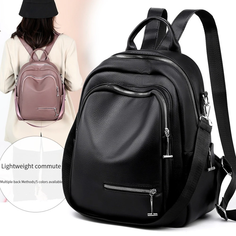 

Женская сумка через плечо из ПУ кожи, простая темпераментная сумка для мамы, многофункциональный Женский Повседневный Рюкзак на одно плечо