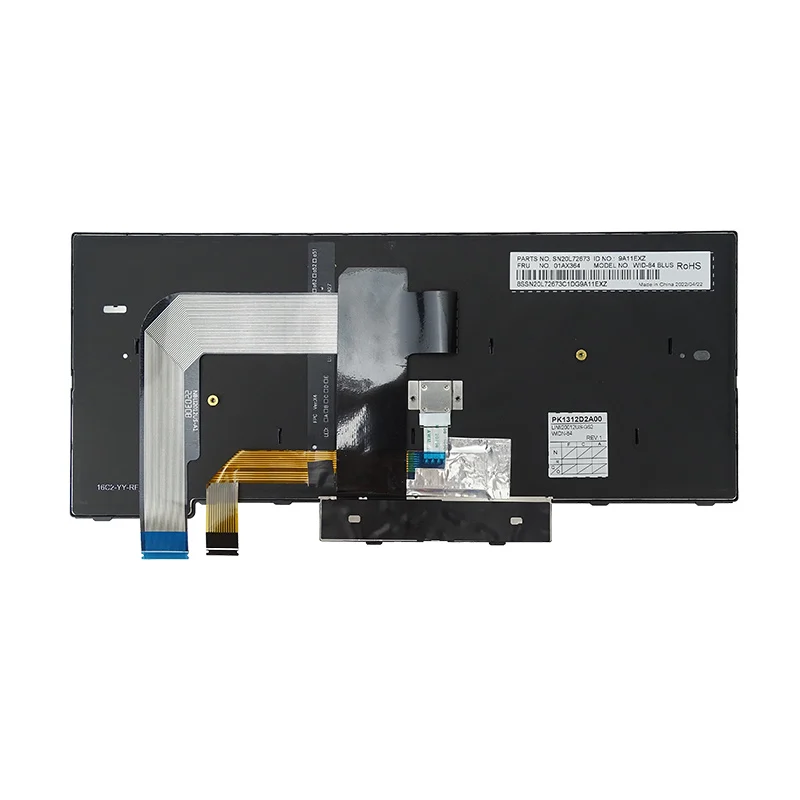 Фото Новая клавиатура с подсветкой для Lenovo ThinkPad T470 T480 клавиатура A475 A485 Клавиатура для ноутбука 01HX459 01AX364 US №5