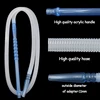 Disposable Hookah Hoses Plastic Handle Mouth Tips Plastic Pipe for Smoke Shisha Lounge Chicha Accessories 3