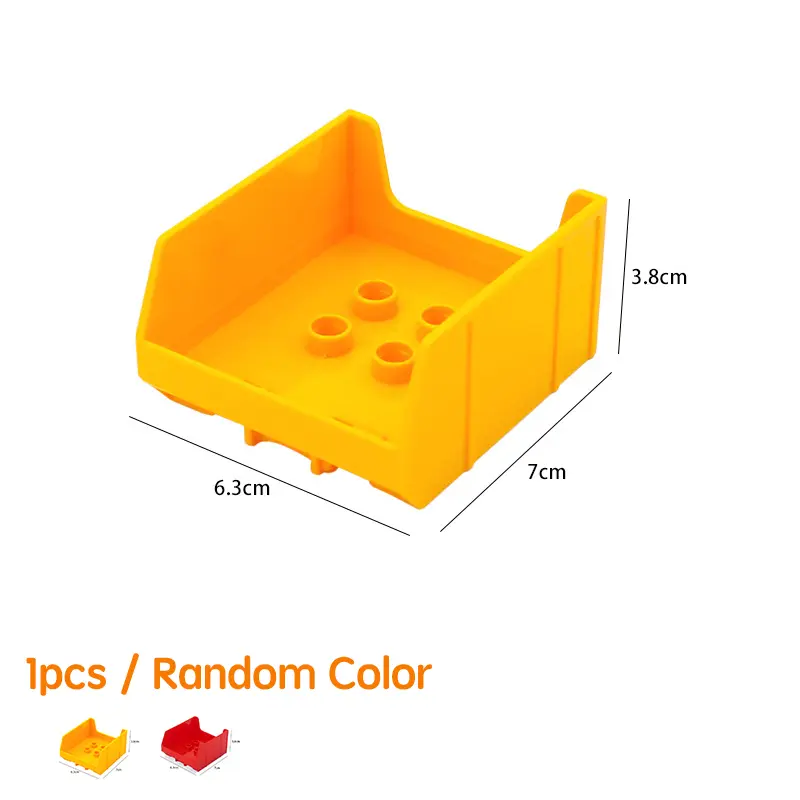 City Car Cartoon Offroad Truck Bread Trailer Bus Big Size Building Blocks Accessories Children Educational DuploLG Bricks Toys - Image 21
