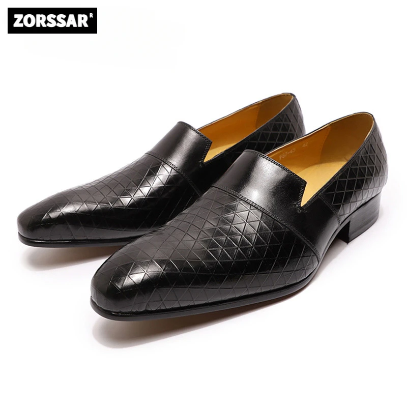 

Dress loafers Men Fashion Genuine Leather High Quality Luxury Brand Comfortable Men Casual business Leather shoes Driving Shoes