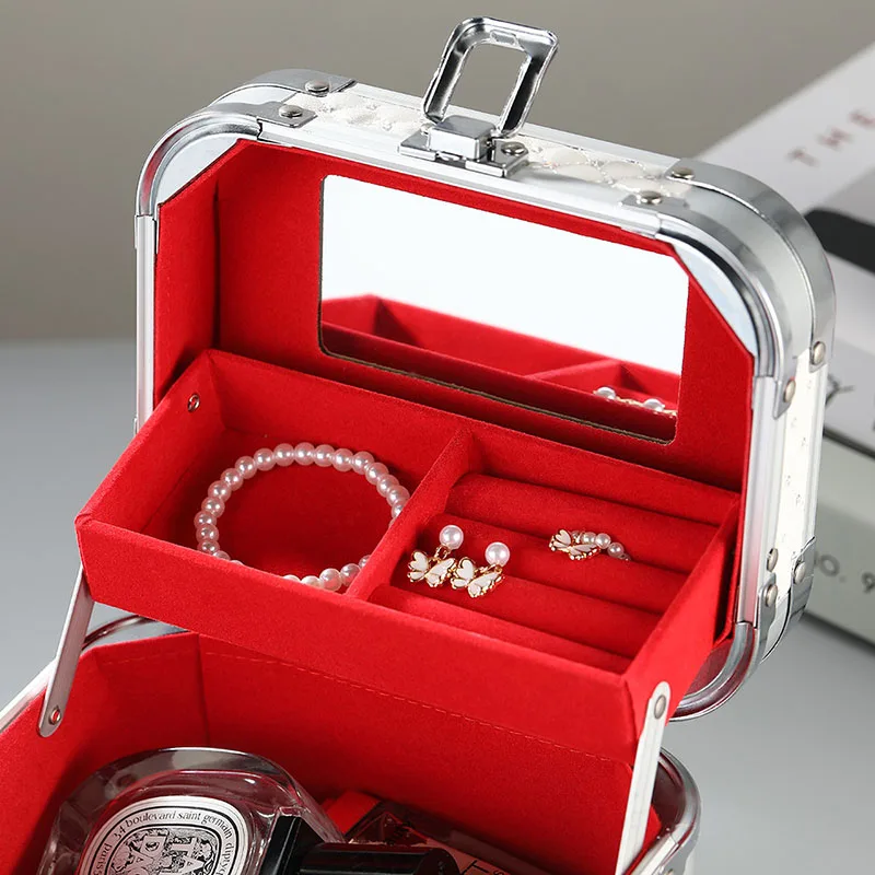Aluminium make-up koffer met spiegel voor nagels_voghion.com