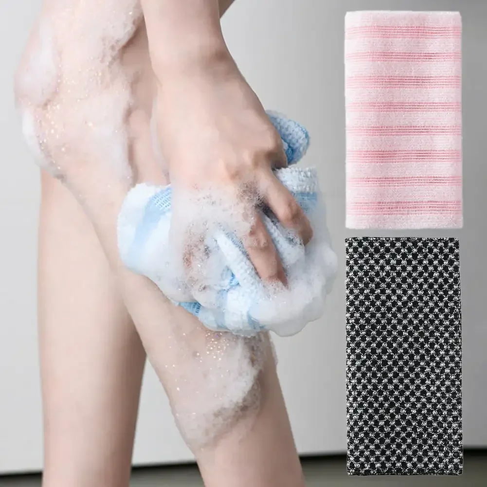 Japanese Rubbing Washcloth Bath Nylon Towel Brush for Back Towels Exfoliating Scrub Shower Sponge Body Bathroom Accessories 4
