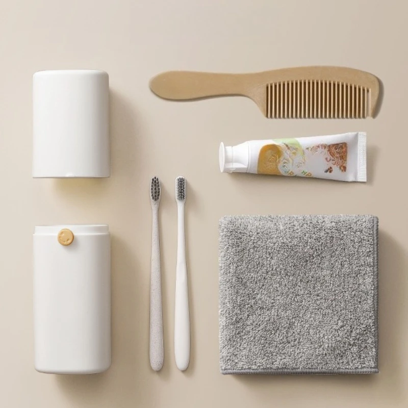 Portable Travel Toothbrush And Toothpaste Cup For Bathroom_voghion.com