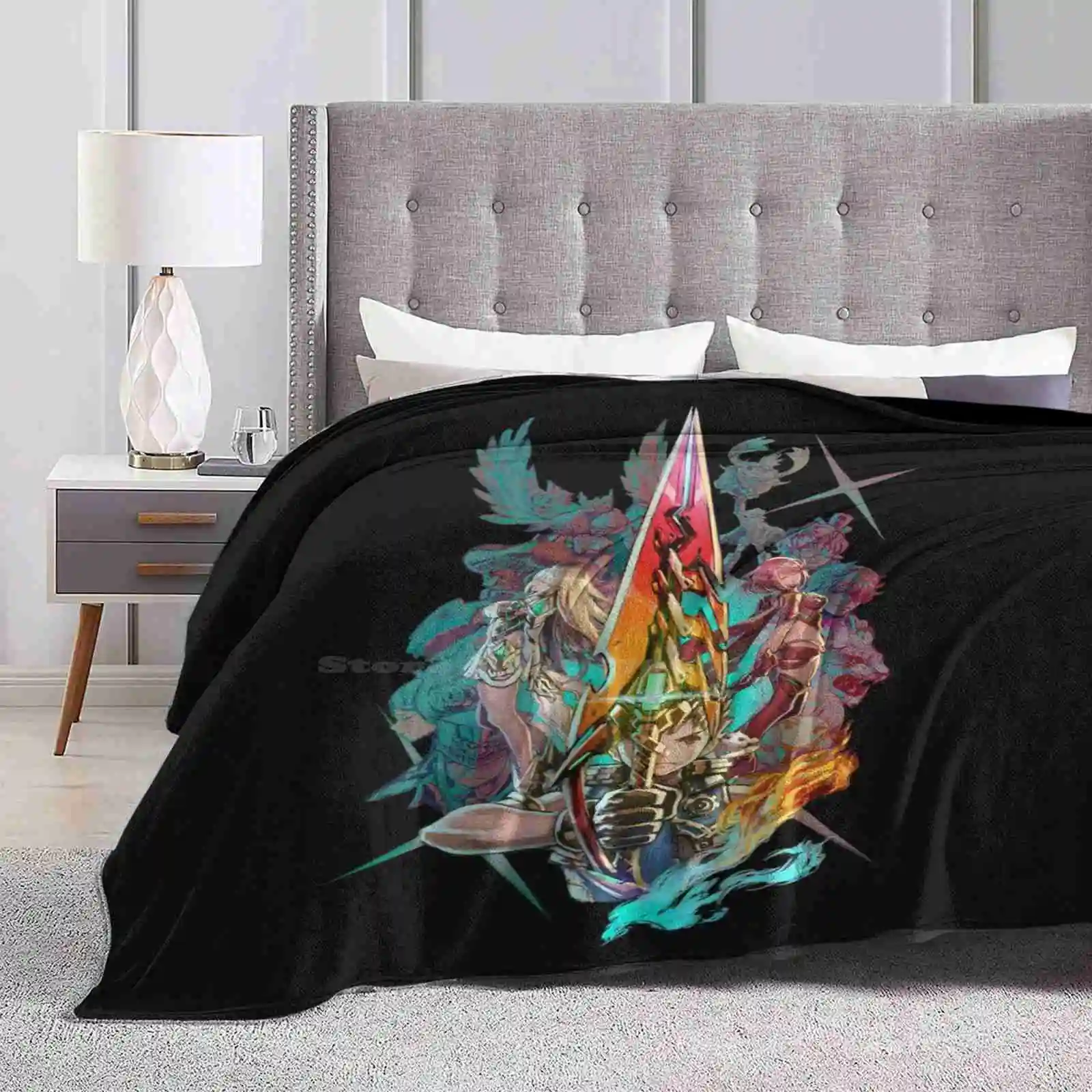 Xenoblade Chairs? 2-Team Trend Style Funny Fashion Soft Throw Coperta Xenoblade Chairs 2 Xenoblade Chairs 3 Switch