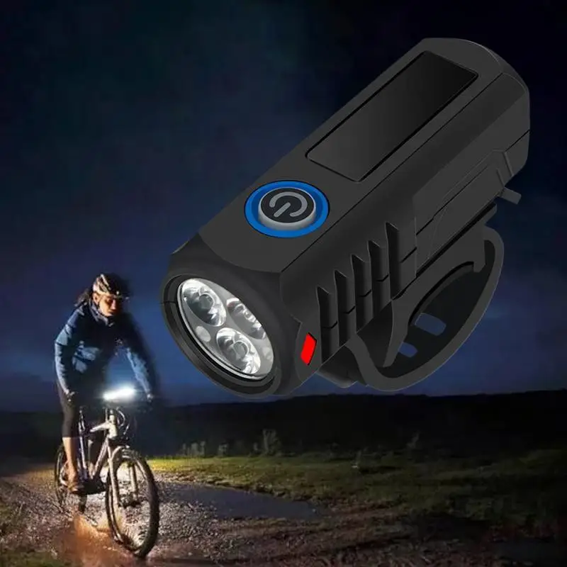 Faro Ciclismo Ricaricabile 1800 MAh: Luminoso, Regolabile, Impermeabile Per Notte E Città