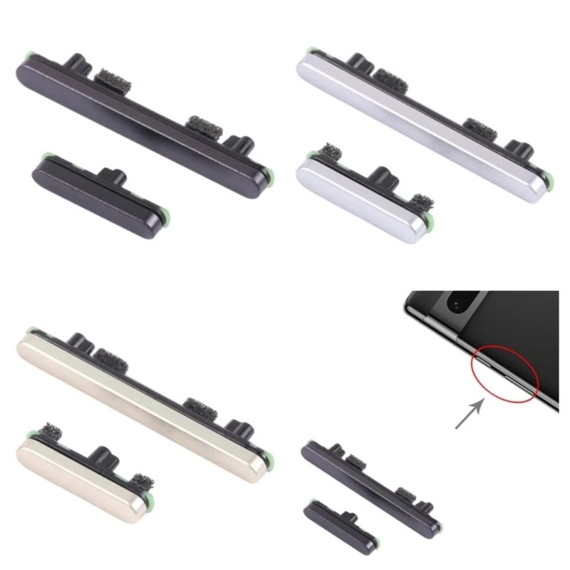 Pixel 시리즈용 간편한 설치 가이드가 포함된 휴대폰 측면 버튼 교체 세트