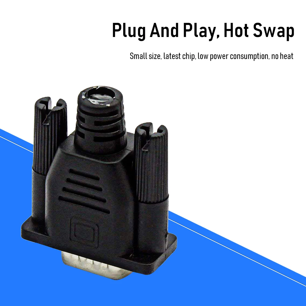 VGA EDID Dummy Plug Replacement 1080P 60Hz Headless Ghost Display Emulator for Headless PC Computer Accessories