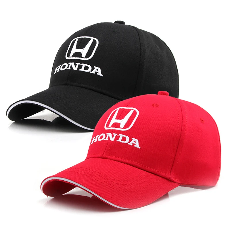 Honda Motorcycle Baseball Cap Mens Baseball Cap Honda Logo Cotton