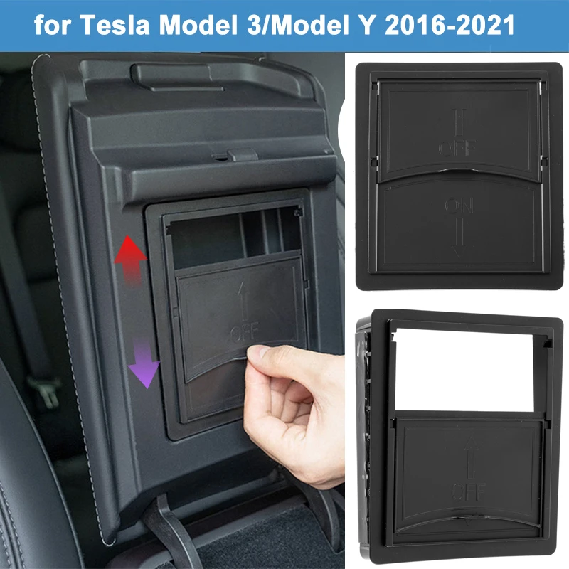Adecuado Para Tesla Model 3/Y Consola Central ETC Caja Almacenamiento Accesorios Modificacion