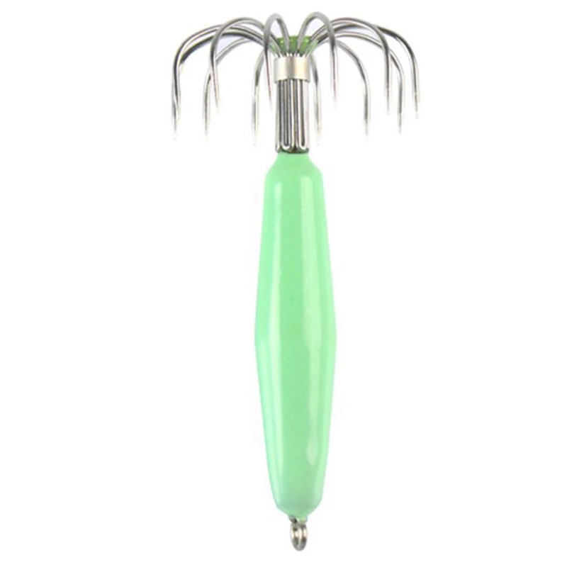 Jig Squid Hooks Durable Luminous Lure Bait Fishing Accessory For Saltwater  Freshwater - AliExpress