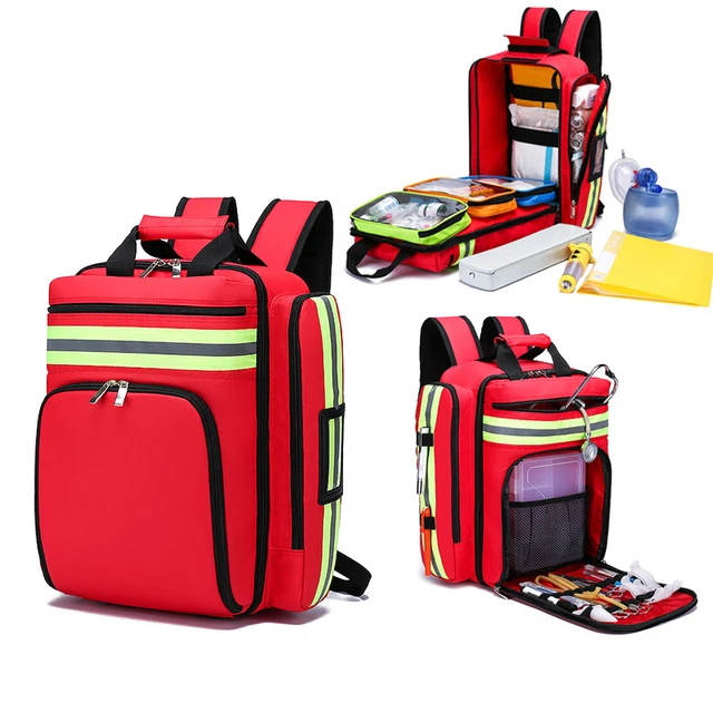 Katastrophenhilfe Tasche First Aid Kit Notfall Rettungs Rucksack Große  Kapazität Eingestuft Lagerung Überleben Kits Medizinische Organizer -  AliExpress