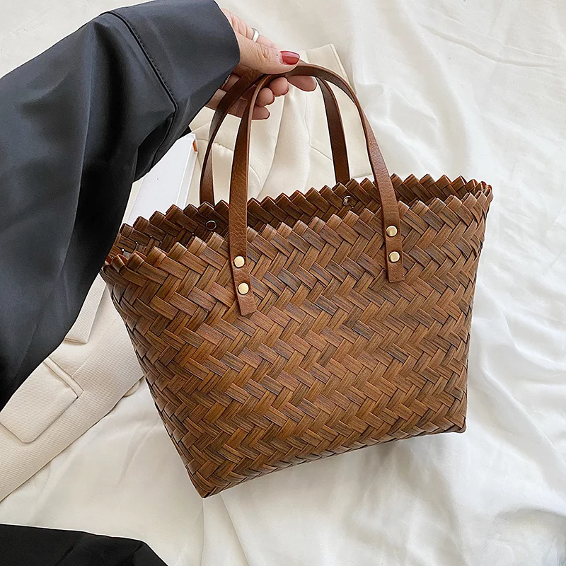 woven shopping basket