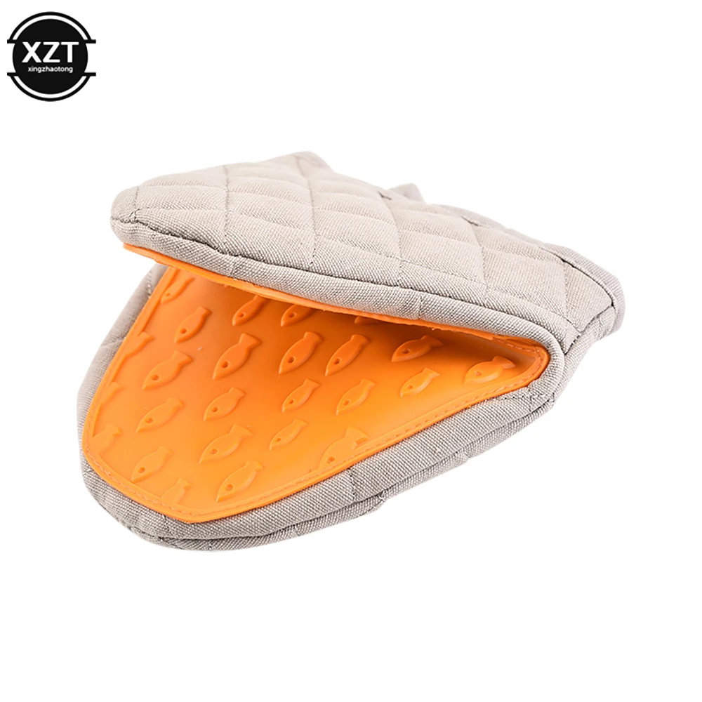Silicone Anti-scalding Oven Gloves Mitts Potholder Kitchen Silicone Gloves Tray Dish Bowl Holder Oven Handschoen Hand Clip