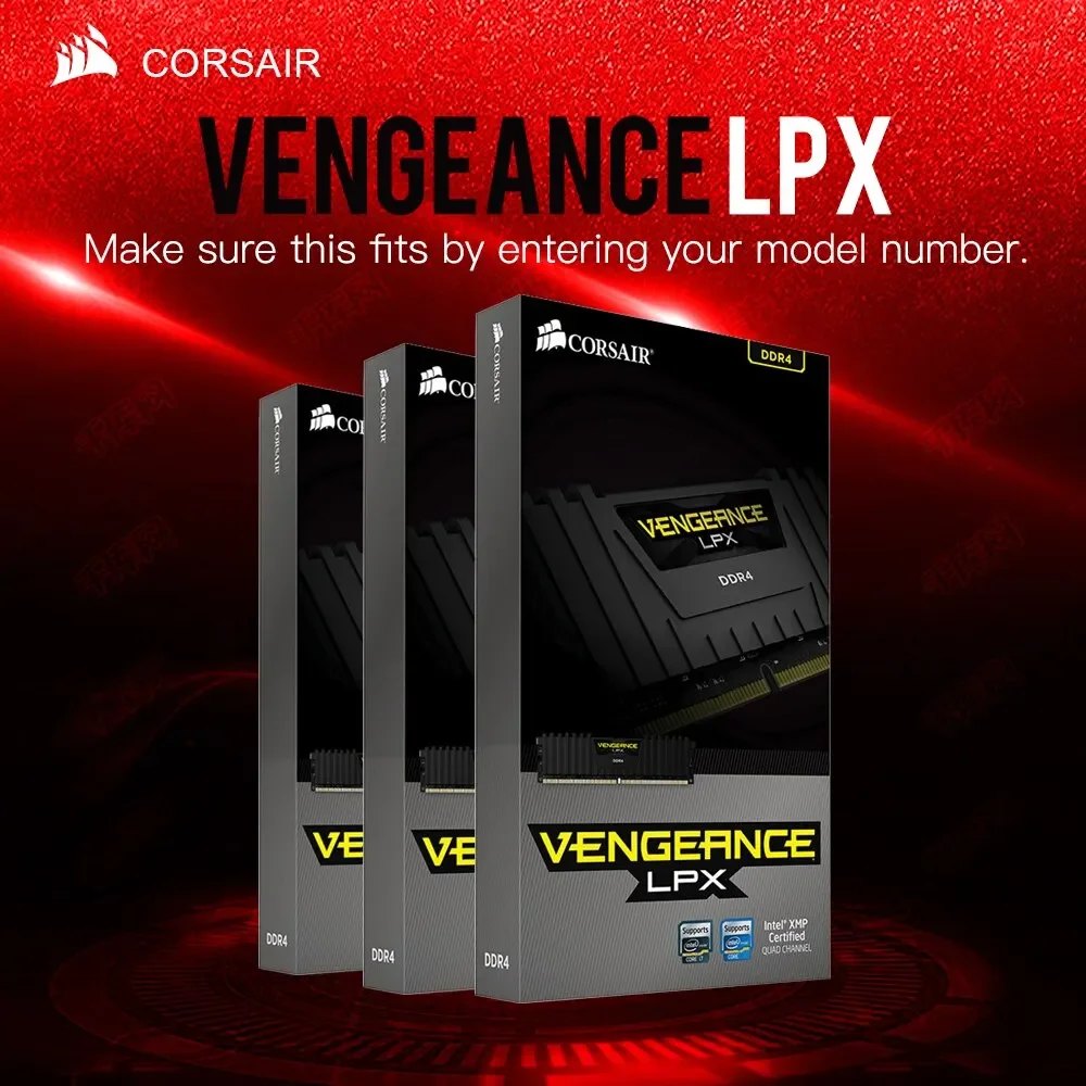 Corsair Vengeance LPX 16GB 8GB DDR4 3600MHz 3200MHz 1.35V 데스크탑 메모리 게임 e스포츠에 적합