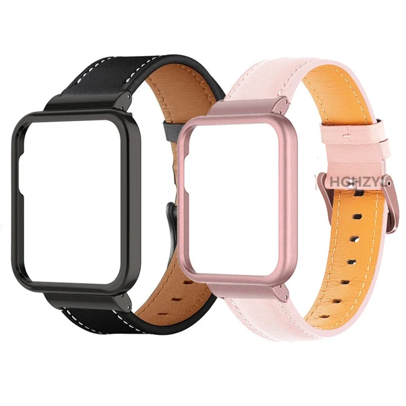 Premium Metal Strap and Protective Case for Smartwatches - High-Quality Soft Bracelet Replacement Band